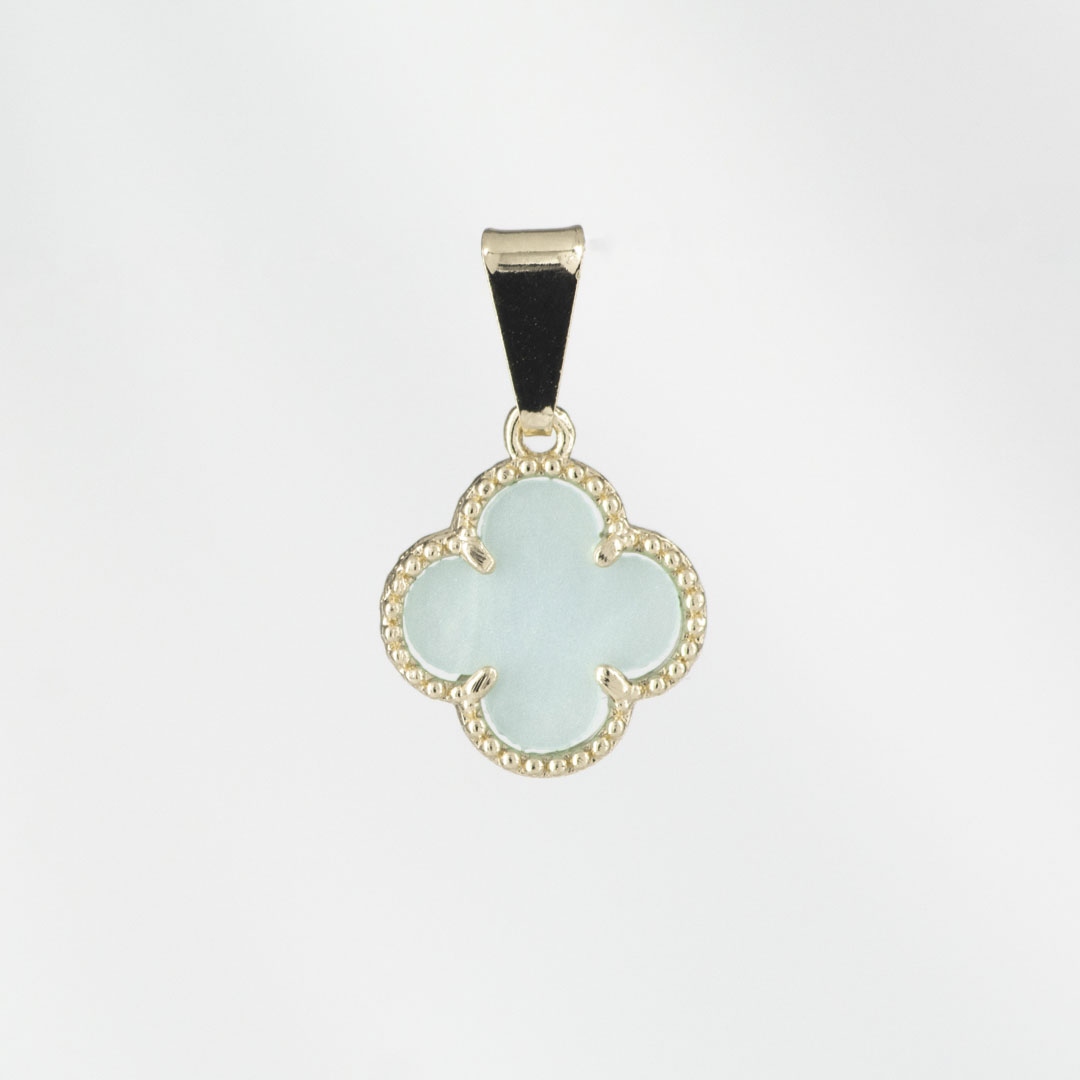 DIJE VAN CLEEF AGUAMARINA PEQUEÑO