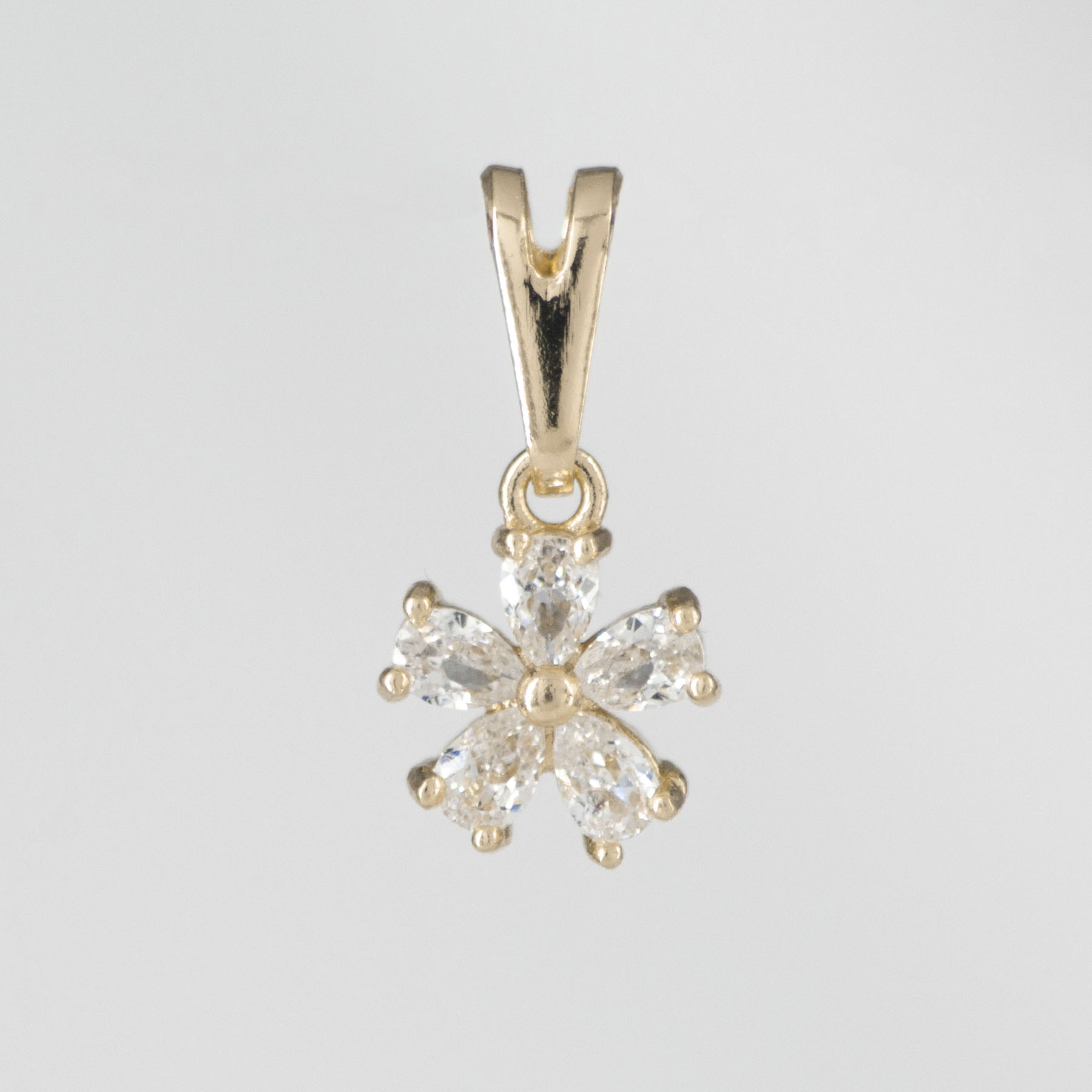 DIJE FLOR CRISTAL