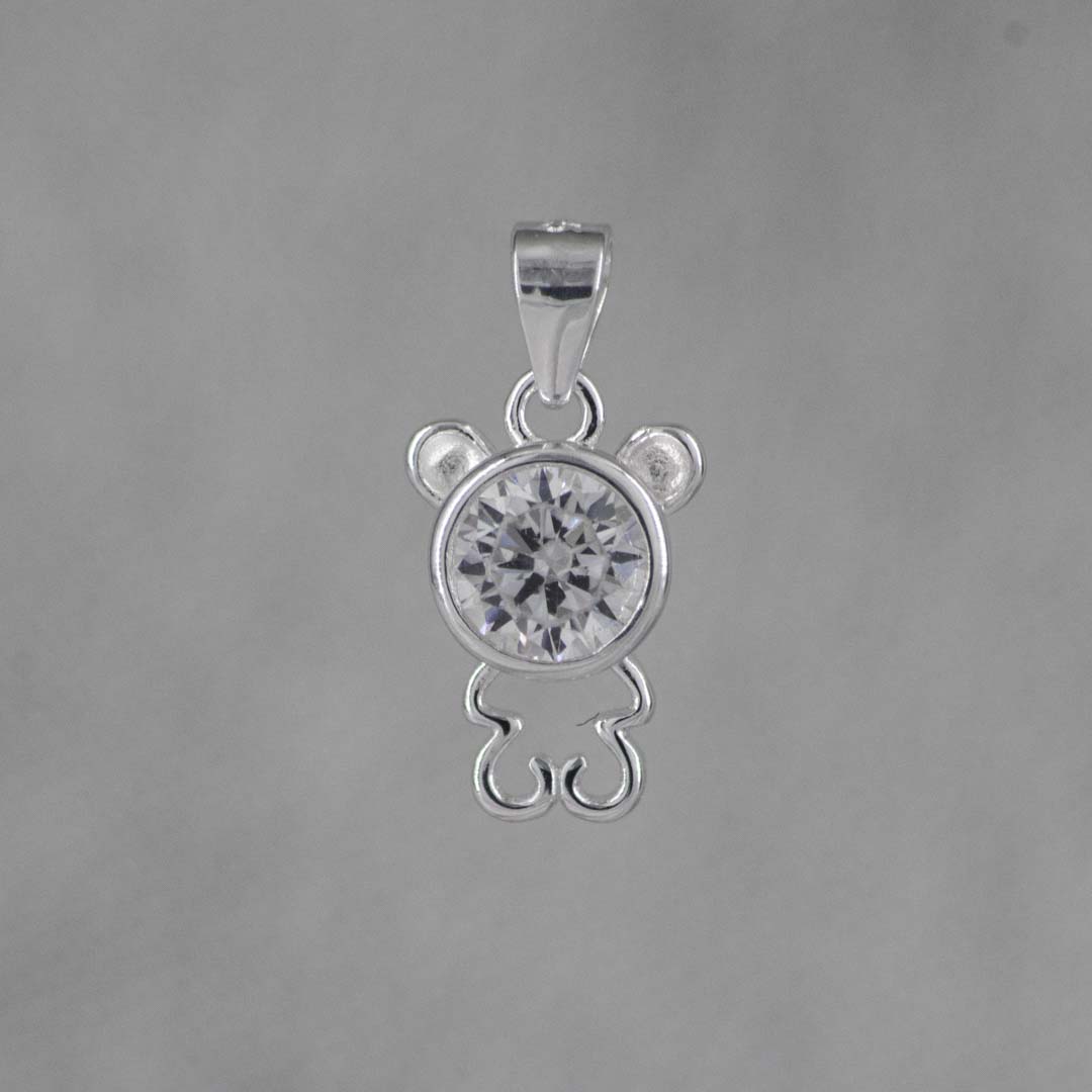 DIJE OSO CABEZA CRISTAL